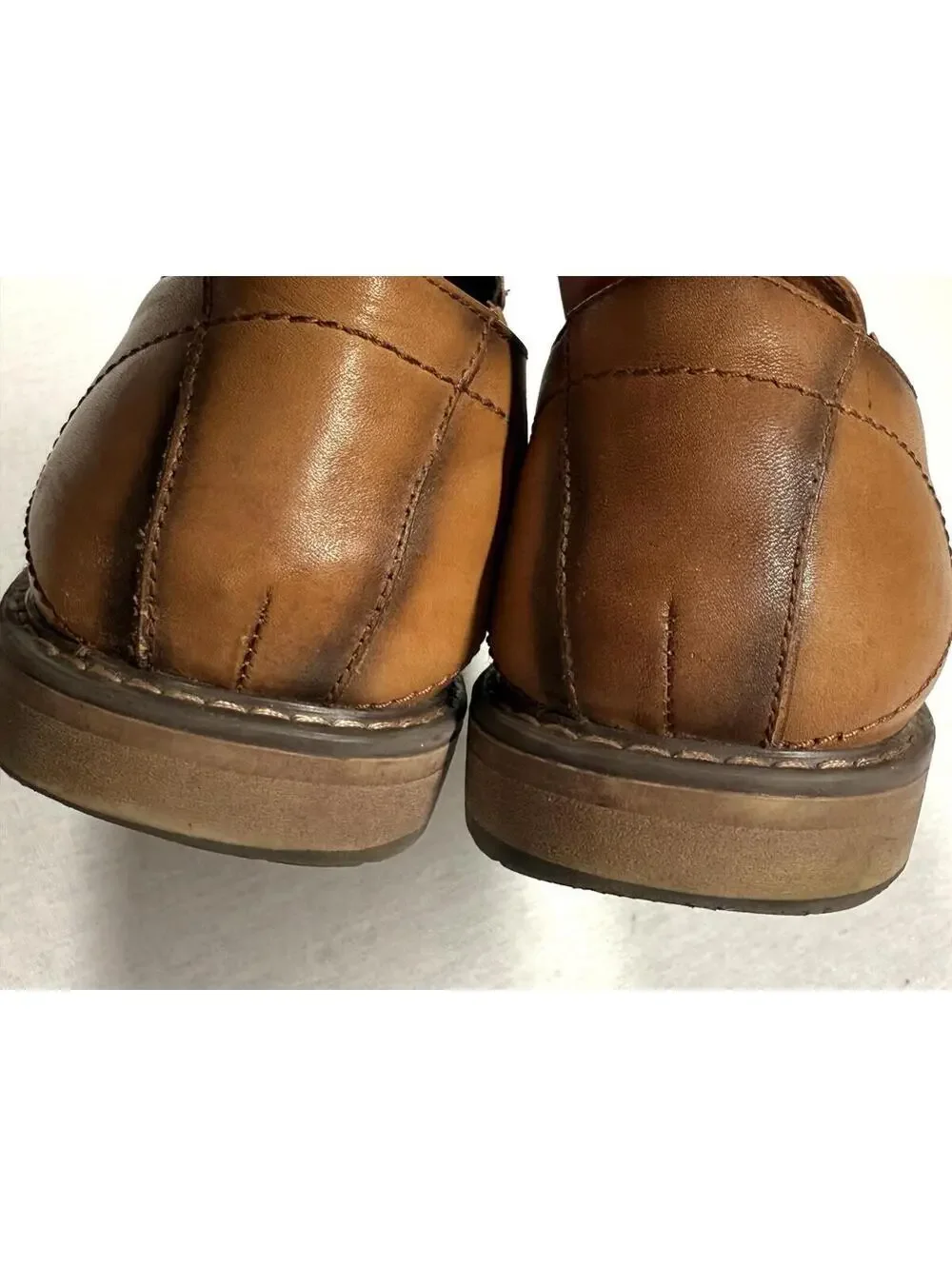 Mark Nason Ottomatic Cypher Loafers Men's Sz 14 Brown Leather Shoes‎ Slip On